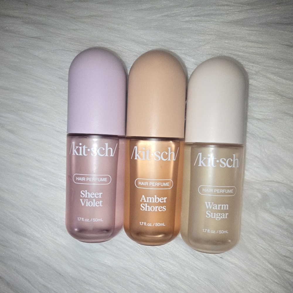 Kitsch Hair Perfume Trio - Sheer Violet, Amber Shores, Warm Sugar